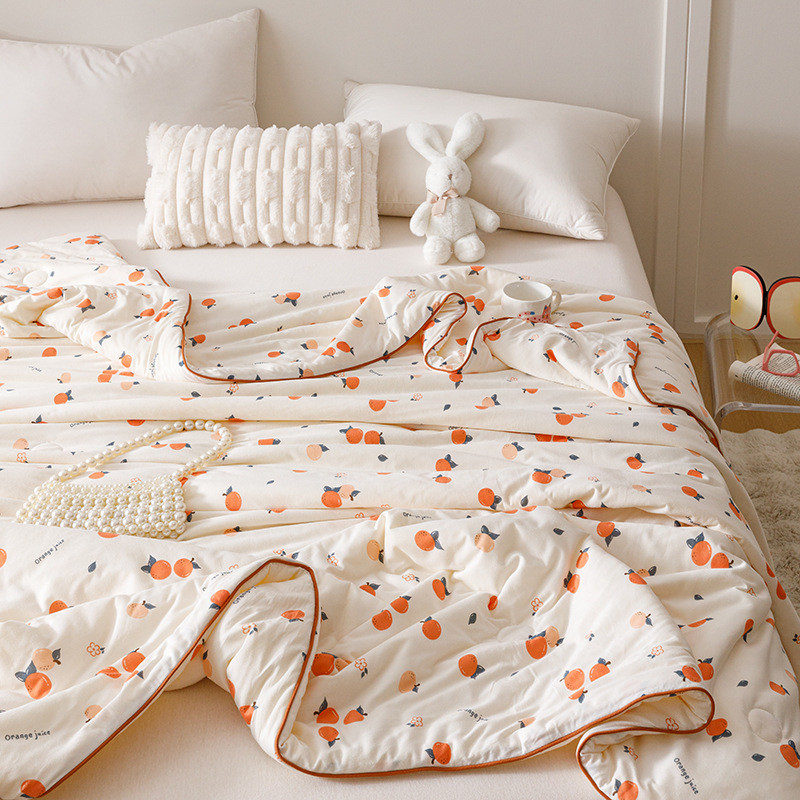 a类大豆纤维针织棉被子宿舍空调被夏季儿童夏凉被可机洗卡通夏被