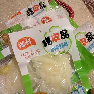 山椒猪皮水晶泡椒猪皮解馋小零食酸辣休闲零食追剧胶原皮开袋即食