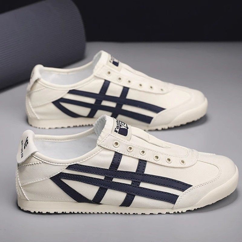 2025春夏透气一脚蹬帆布鞋男套脚懒人鞋男鞋百搭休闲鞋板鞋,流行男鞋,单鞋,淘宝优惠券,粉丝福利购,淘宝优惠卷