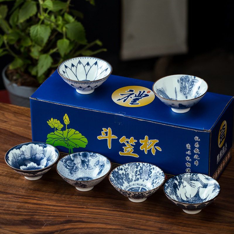 Ceramic cups Tea set Kung Fu tea White porcelain Set Chinese