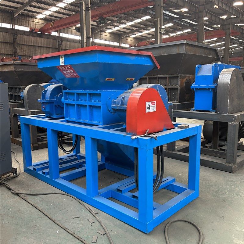 大型强力粉碎机废旧家电电路板破碎机电线电缆废铁塑料双轴撕碎机,机械设备,破碎机,淘宝优惠券,粉丝福利购,淘宝优惠卷