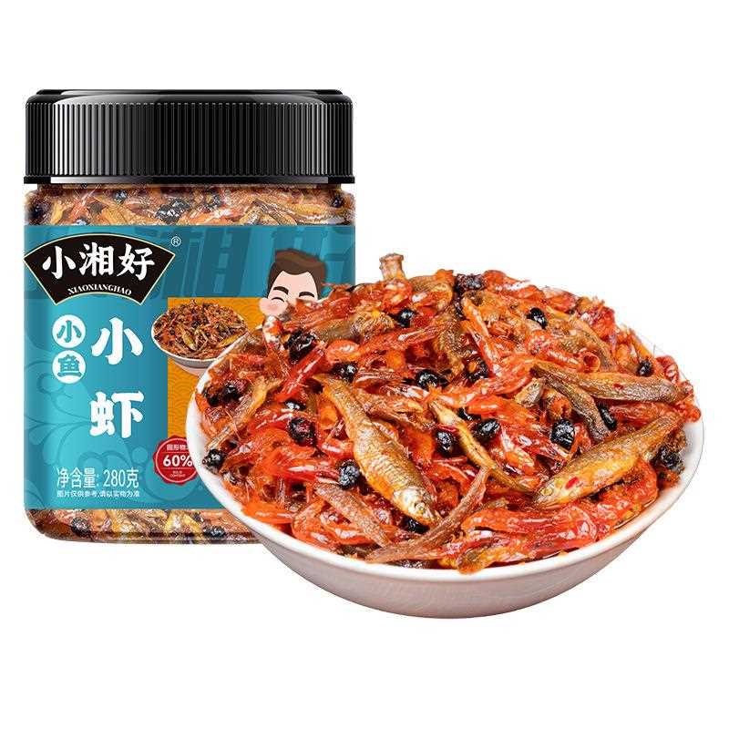 农家小鱼小虾自制280g瓶装下饭菜湖南特产拌饭拌面酱料
