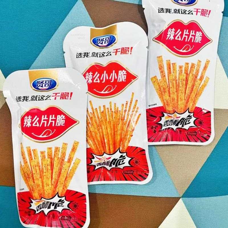 §小小脆辣么片片脆脆辣条棒58g网红麻辣解馋零食怀旧儿时小