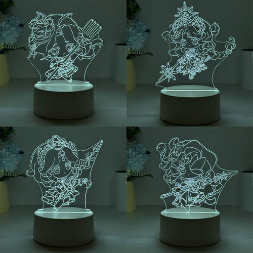 第五人格周边小夜灯渔女鱼吧唧手办玩偶桌面摆件立牌生日礼物礼盒