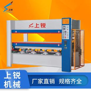 木皮贴面颗粒板亚克力实木门热压机小型自动线热压机100吨