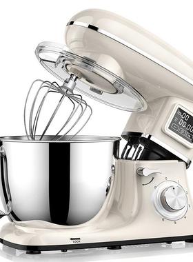 显屏mixer家用厨师机小型食物面团搅拌机standmixer跨境揉面机