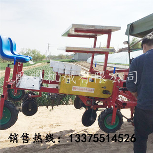 蔬菜移栽机栽植器用于辣椒茄子西红柿钵体育苗作物 株距行距可调