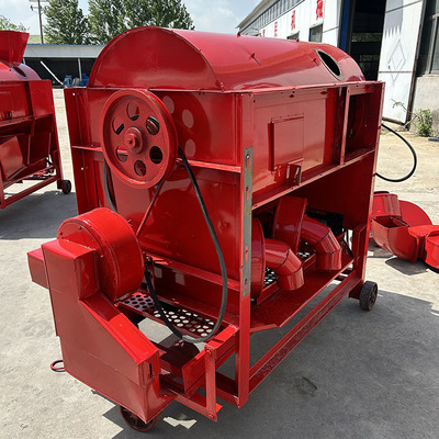蚕豆脱粒机 三相电谷物脱粒 125型脱小麦余子高粱打粒机打麦机
