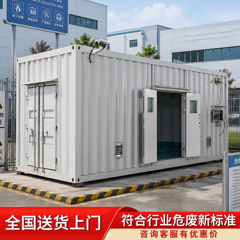 集装箱式危废暂存间危化品危废库加油站化工危废房室外环保危废间
