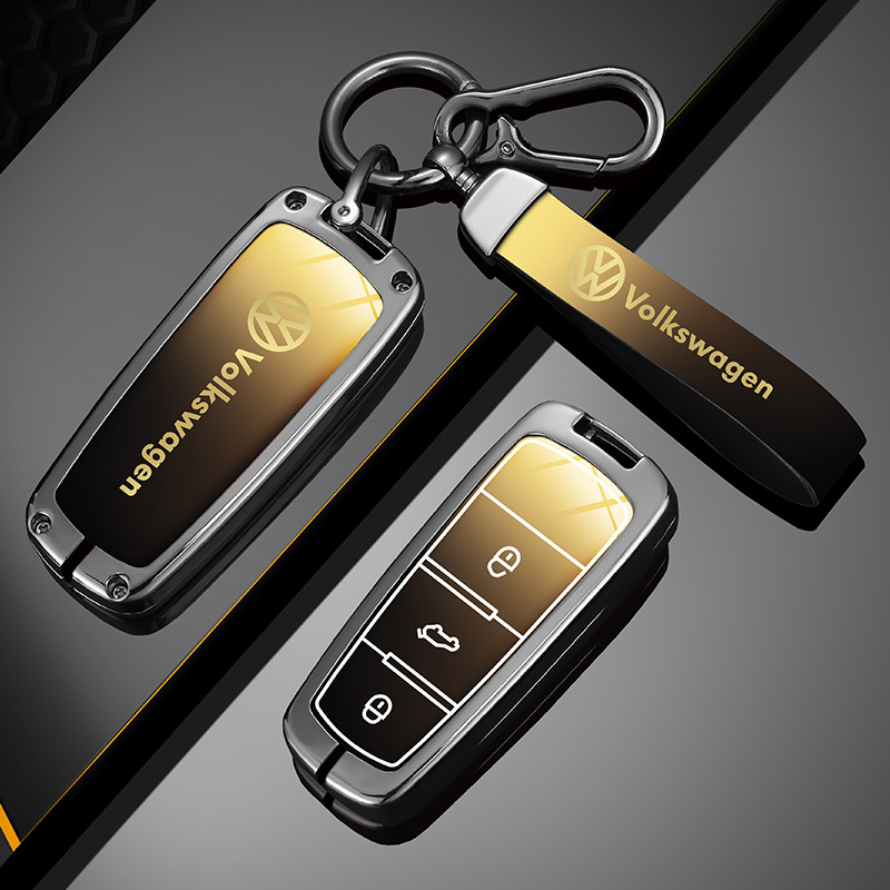 适用迈腾B7钥匙套一键启动