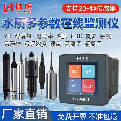 陆恒生物水质在线COD检测仪余氯浊度氨氮溶解氧悬浮物SS PH监测仪