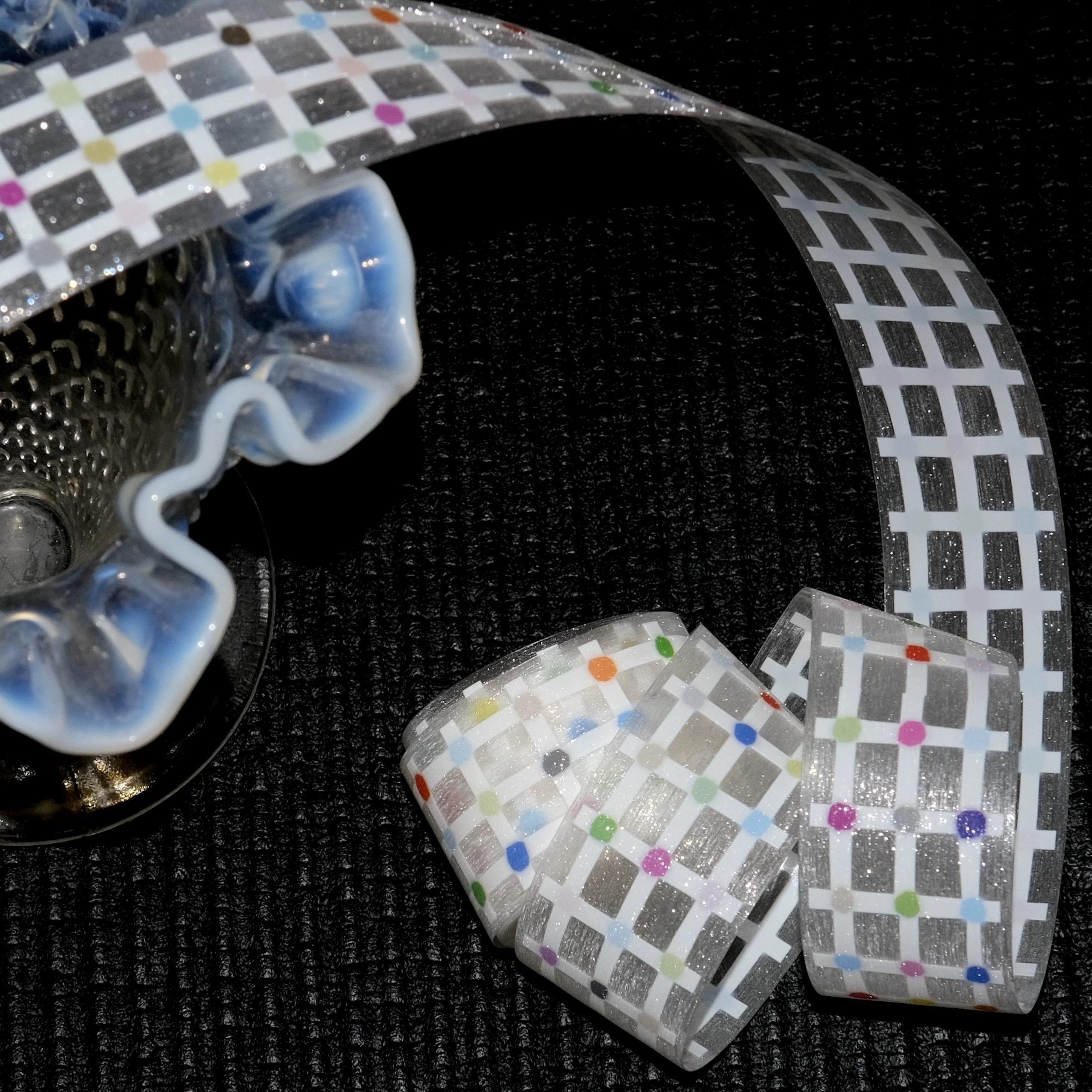 【小年轻】nemosissy新品 框框 圆点贴 闪砂花花手帐胶带分装