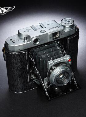 真皮MAMIYA 玛米亚 6 six 折叠皮腔相机包 皮套 胶卷机牛皮保护套