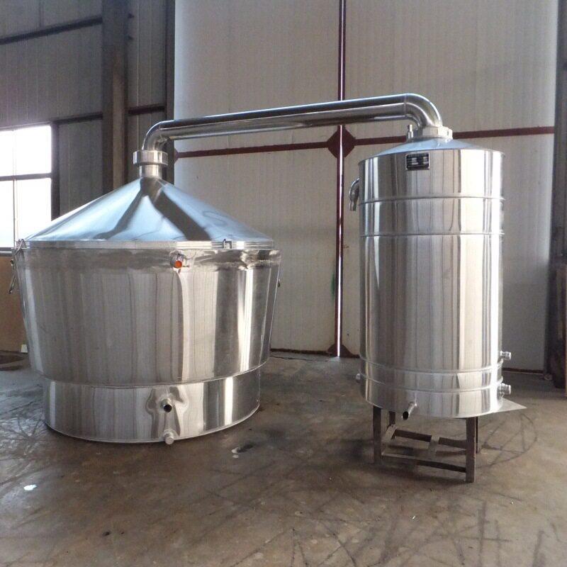 酿酒设备一体蒸锅 白酒蒸馏锅 304不锈钢食品级酒甑酒锅 蒸酒设备