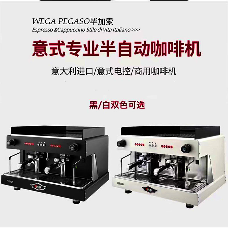 意大利原装进口wega pegaso毕加索商用意式咖啡机双头半自动E61