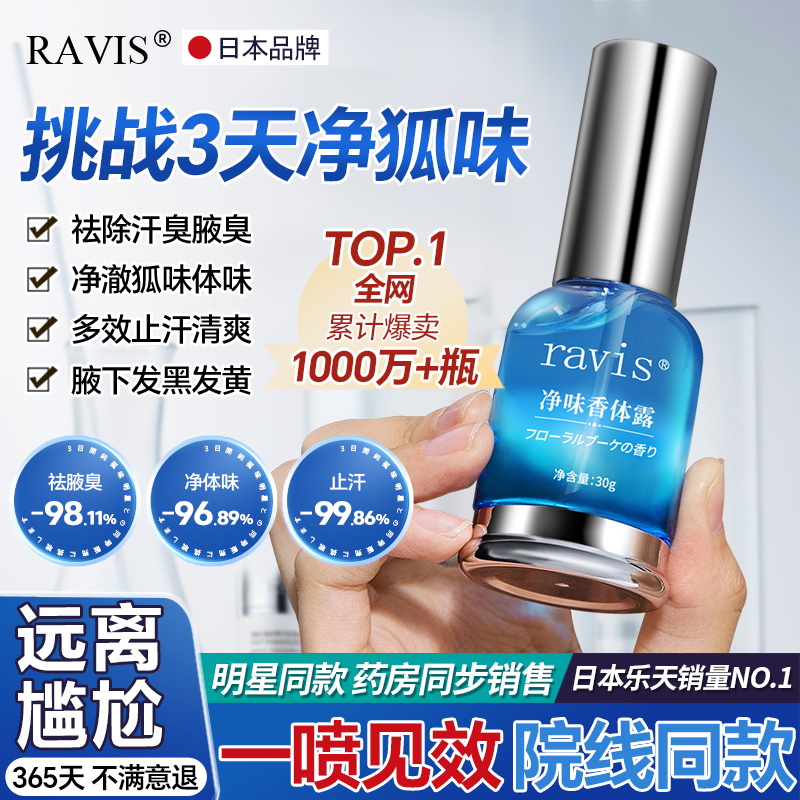 『院线同款』一喷去狐臭止汗喷雾