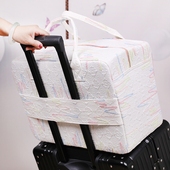 旅行包女大容量收纳袋手提便捷待产包可套拉杆箱短途衣服行李袋子