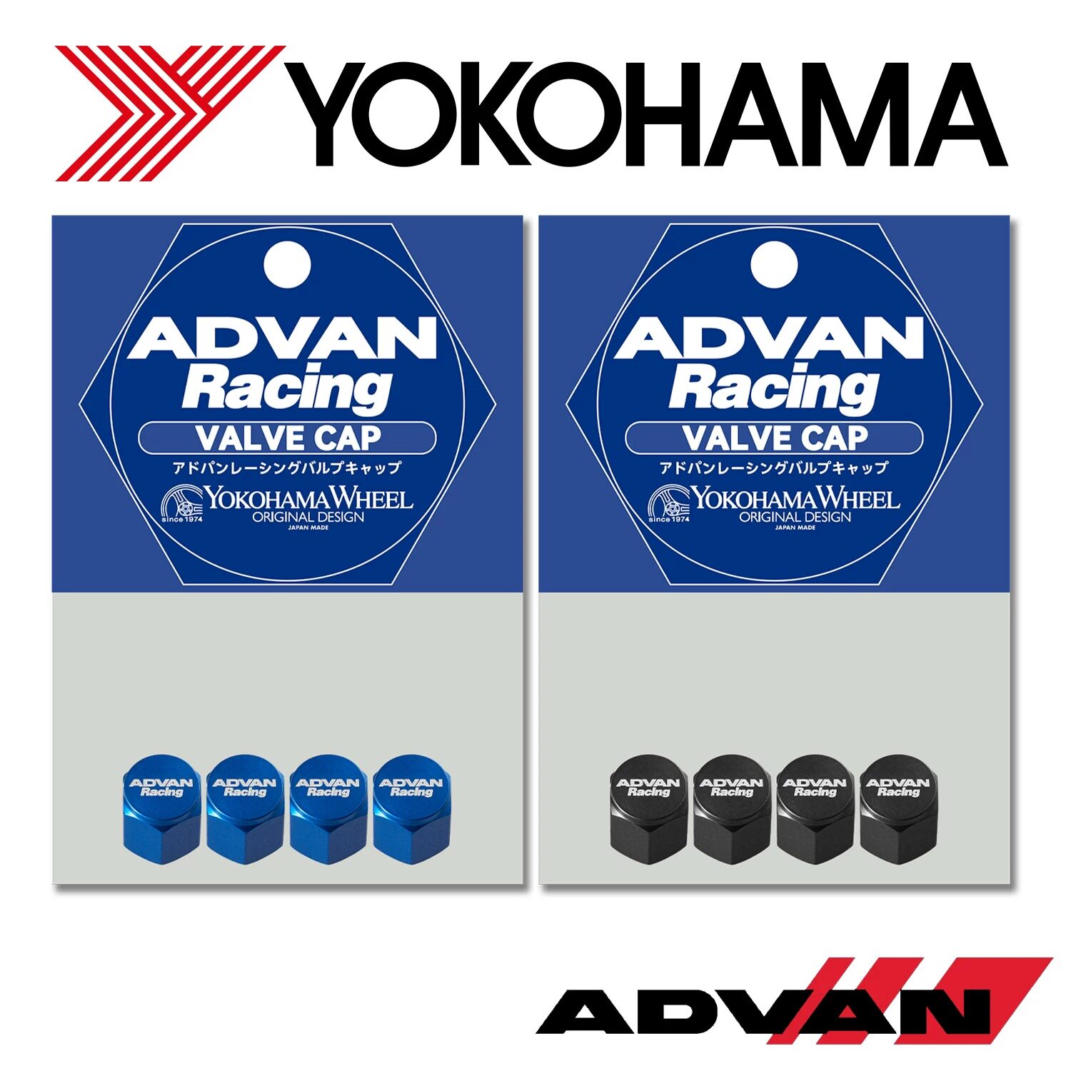 ADVAN轮毂气嘴帽汽车载气门嘴铝合金轻量化 现货正品日本进口