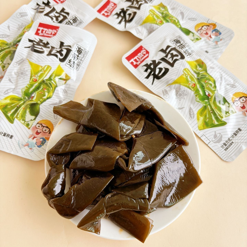 老卤大海带结零食开袋即食解馋小吃卤味囤货网红办公室零食