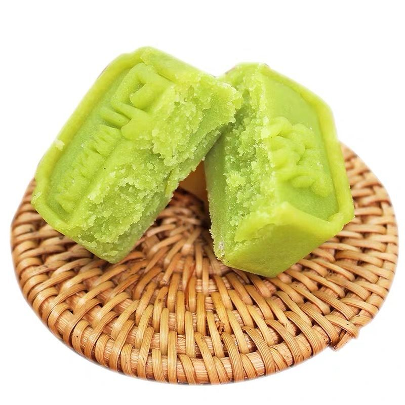 乌镇特产绿豆糕杭州特产绿豆饼糕点好吃老式传统美食零食杭州糕点