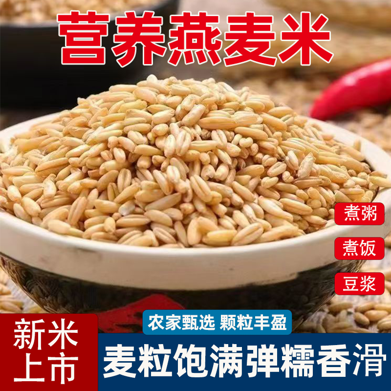 东北正宗燕麦新米新鲜小麦粒食用煮粥批发专用特燕麦米五谷杂粮
