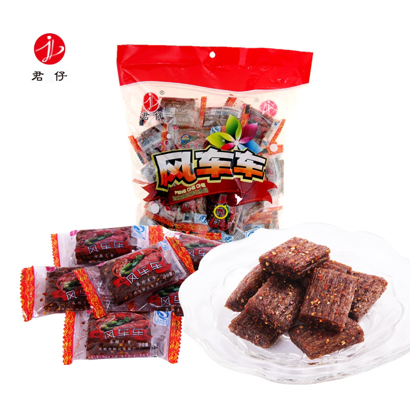 风车车君仔大刀肉辣条儿时重庆四川特产素食麻辣休闲零食小吃面筋