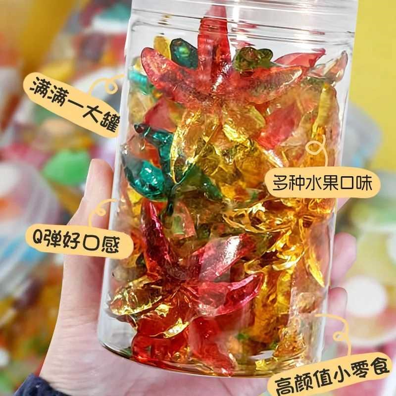 新货乖乖爱芭乐可乐味罐装海星软糖水果糖橡皮零食糖果摆摊批发