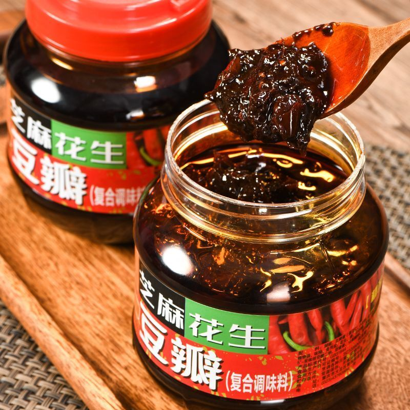 正宗重庆特产圣寿芝麻花生豆瓣655g复合炒菜调味料姜葱豆瓣酱红烧