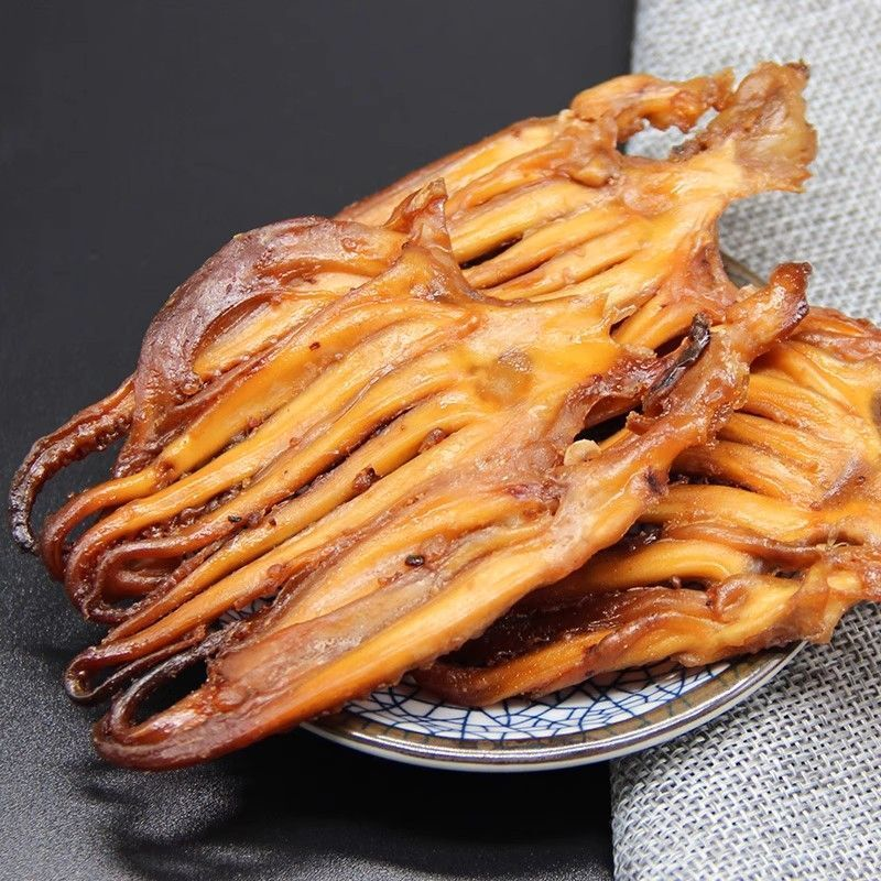 北洋海鲜食品鱿鱼头鱿鱼须磨牙棒硬鱿鱼头开袋即食八爪鱼青岛特产