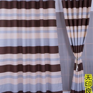窗帘 定制窗帘短帘半帘飘窗客厅卧室成品窗帘布半遮光特价