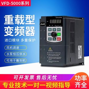55KW车床雕刻风机水泵 变频器重载矢量三相11