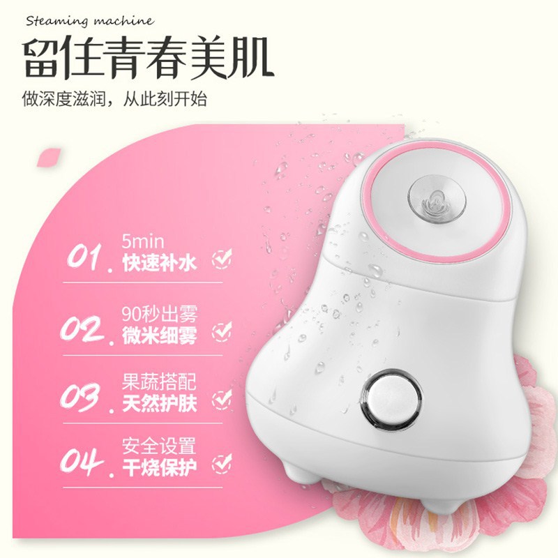 果蔬蒸脸器热喷家用美容仪器蒸脸仪喷雾补水仪脸面部护肤