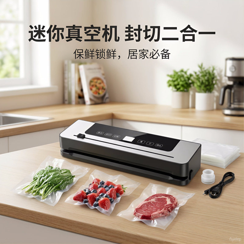 家用抽真空封口机切刀真空保鲜机小型密封机食品塑封机包装机