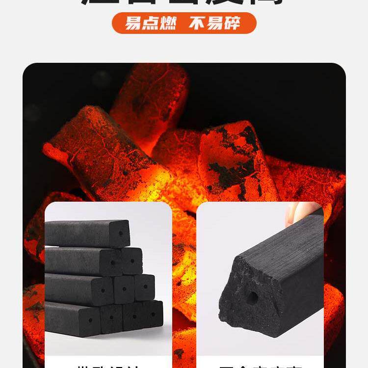 木炭烧烤碳无烟家用围炉煮茶铜火锅烤火炉取暖室内烤火炉新款