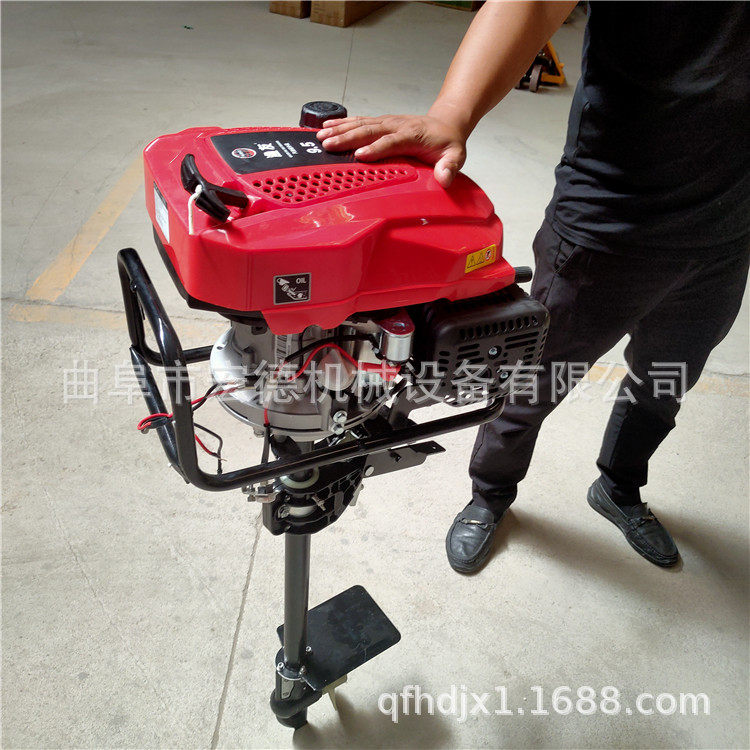 多功能渔船挂桨机小型汽油推进器多功能船外机