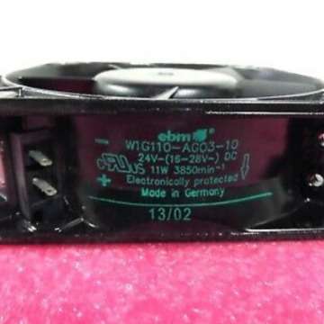 出售原装进口德国12038DC24V铁叶 风扇15W W1G110-AGO3-10