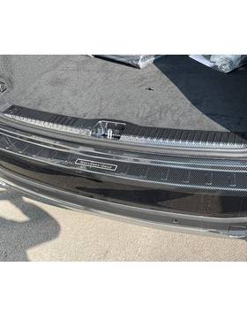 19奔驰GLE后护板ABS碳纤改装门槛条适用Benzgle尾门迎宾脚踏板K