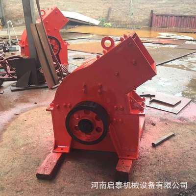 砖头瓦砾粉碎机 小型移动碎石机 PC300*400型锤式破碎机锤头耐磨