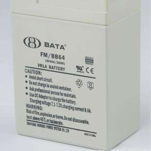 鸿贝蓄电池FM 6V4AH蓄电池 BB64