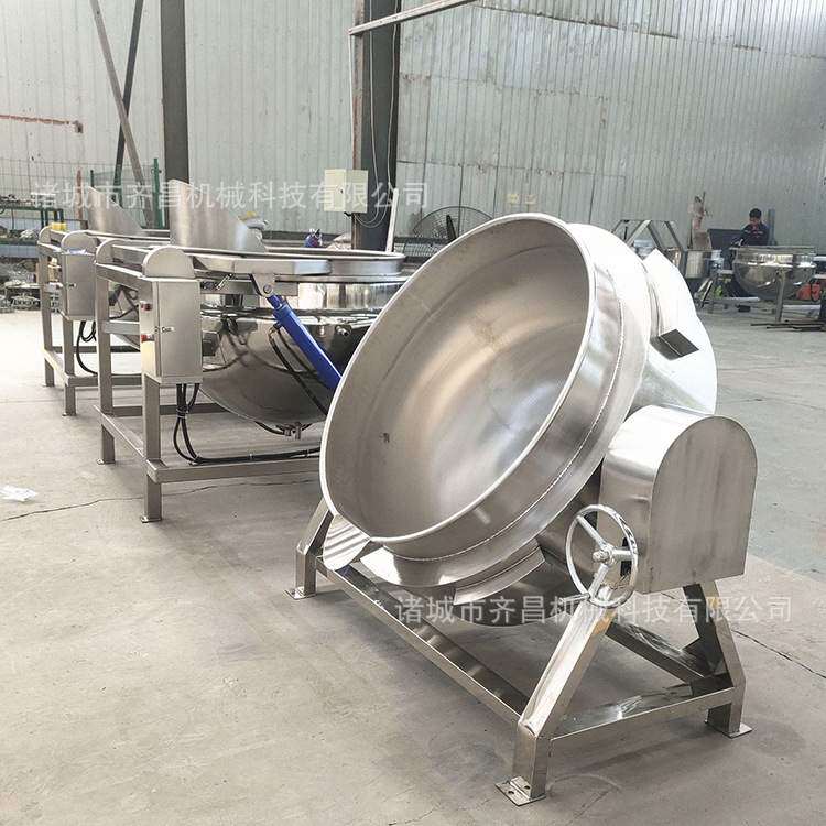 罐头厂水果预煮机 自动出料黄桃预煮锅 蒸汽全自动草莓漂烫锅
