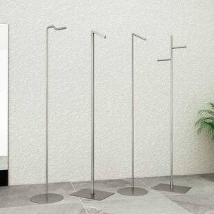 服装店正挂立式挂版货架样衣展示架不锈钢衣架落地式货架橱窗道具