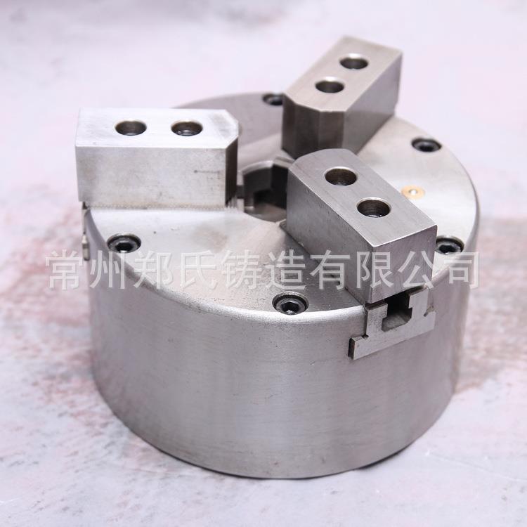 常州机械配件铸钢厂按要求加工供应前置式气动卡盘 三爪气动卡盘