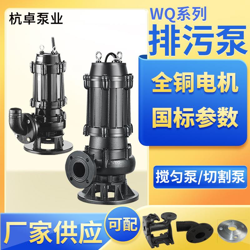 22千瓦潜污泵100WQ100-40-22kw大功率污水处理厂输送泵离心潜水泵