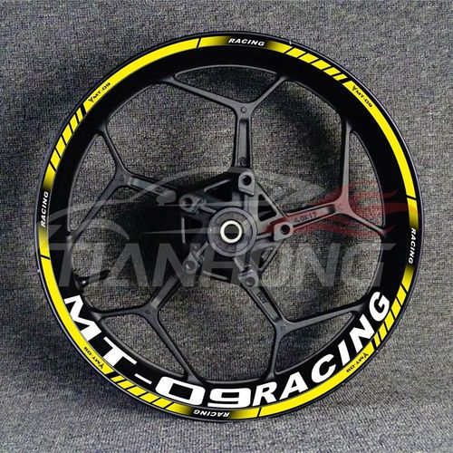 摩托车MT-03 07 09 10轮毂改装轮圈钢圈反光防水贴花贴纸