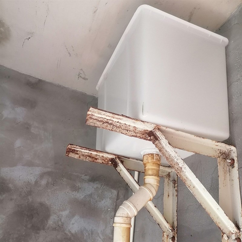 公厕冲水箱工厂地感应器洗水箱蹲厕坑冲洗水箱不变形手拉绳大水箱