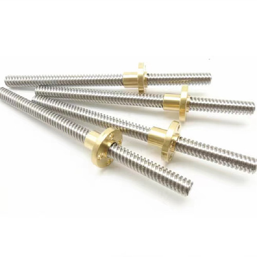 梯型丝杆螺母套装t型螺杆梯形丝杠多头丝杆定制加工正反牙丝杆Tr