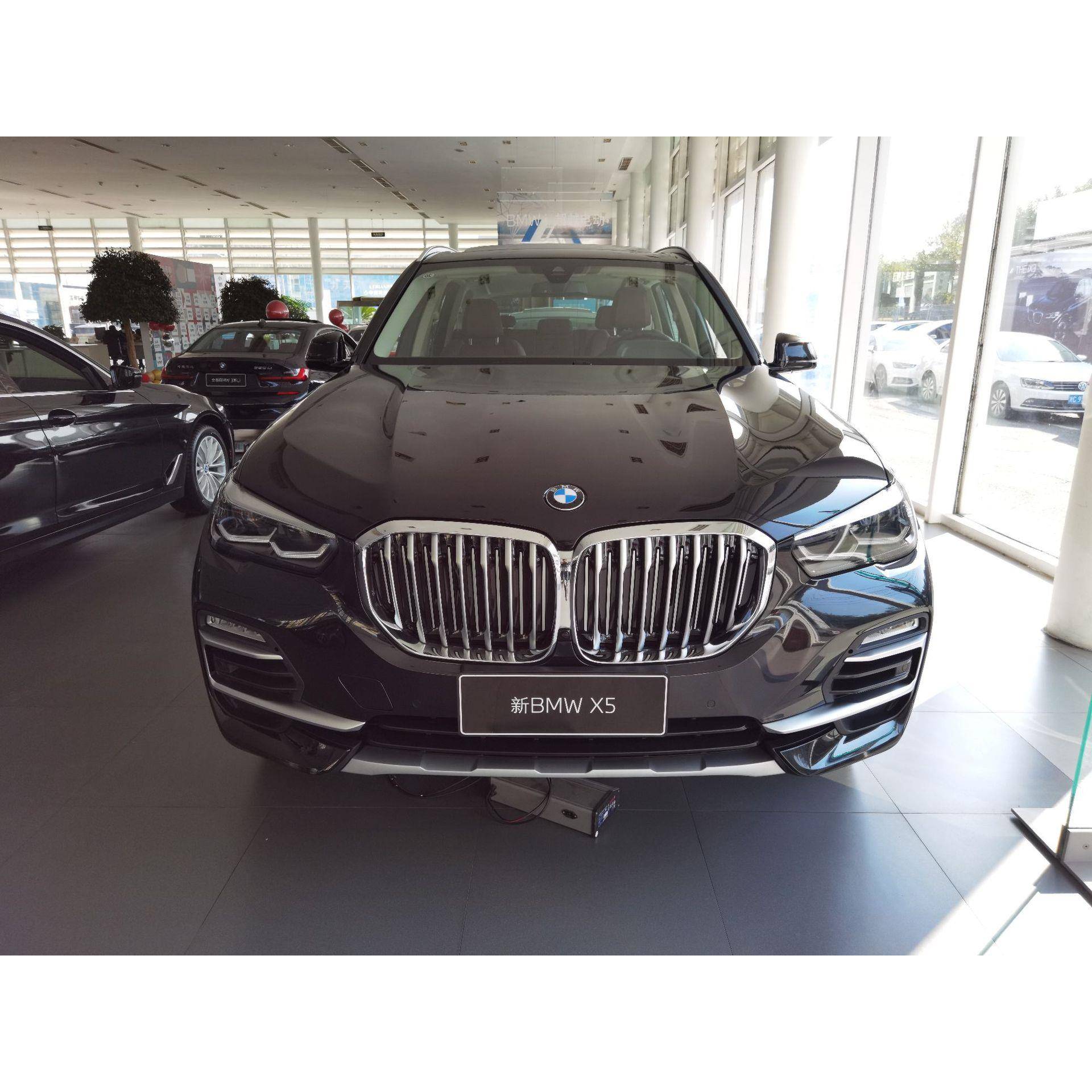 适用于19宝马X5黑武士晴雨挡黑色雨眉装饰改装钛金黑遮雨板