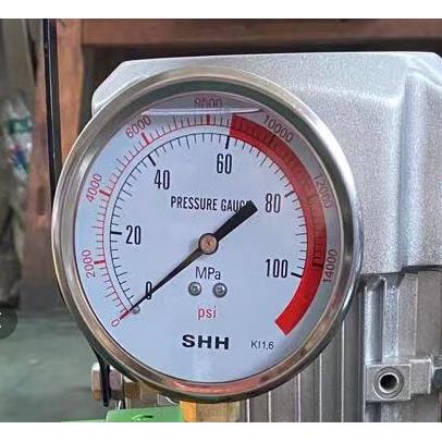 液压表100mpa油压表超高压液压电动泵20*1.5接头液压表配件