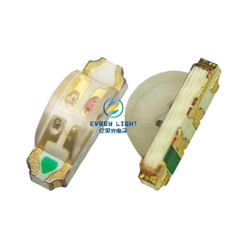 1204侧面RGB共阳LED指示灯珠发光二极管1206侧面发光红蓝绿三色