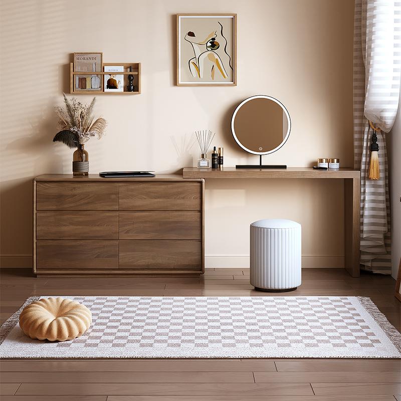 斗柜梳妆台一体卧室现代简约实木储物收纳柜化妆桌小户型2024新款